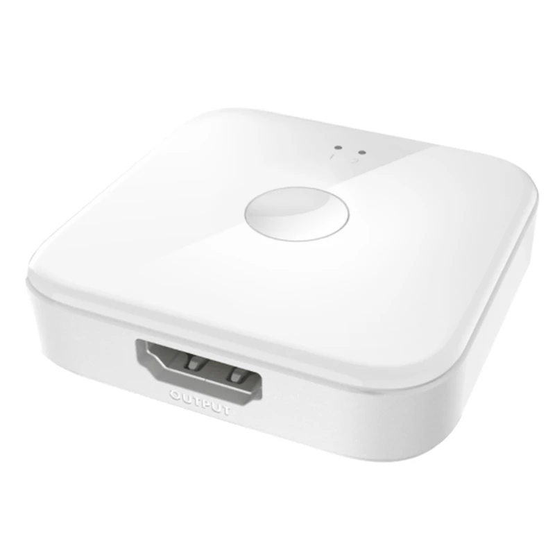 

Коммутатор HDMI 2 в 1, разветвитель видео 4K HD один в два, переключение двухстороннего экрана, как для офиса, так и для развлечений