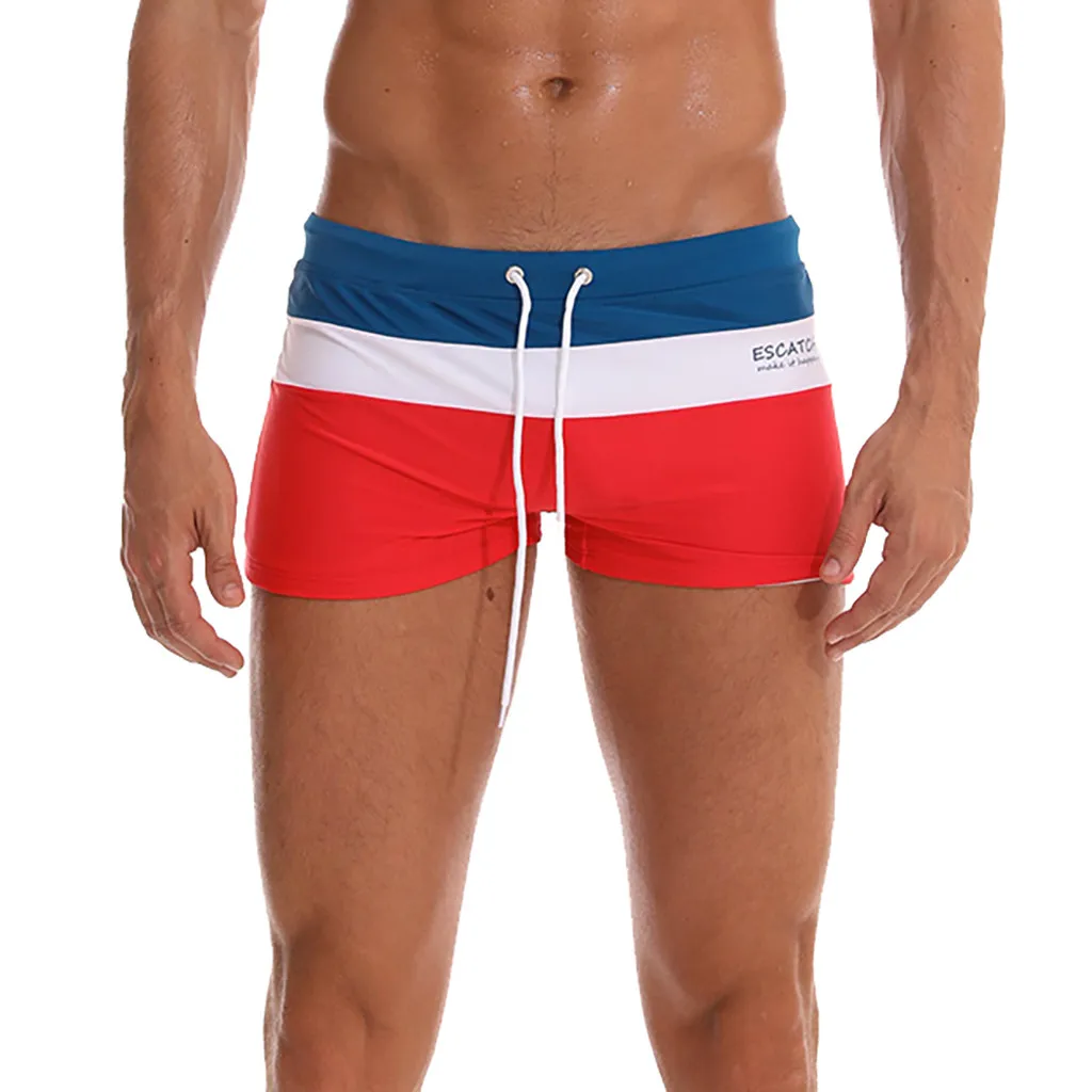 Быстросохнущий купальный костюм Для Мужчин's Цвет трусы шорты для плавания