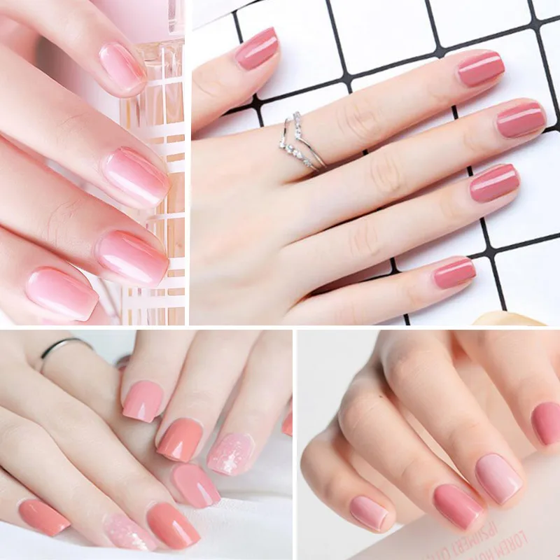 Гель лак MIZHSE для ногтей 7 мл розовый УФ Полупостоянный ногтей|Гель ногтей| |