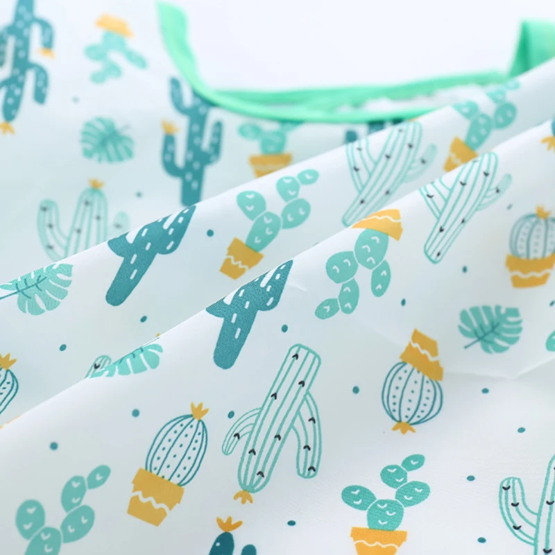 Детские нагрудники водонепроницаемые Слюнявчики с длинным рукавом фартук для