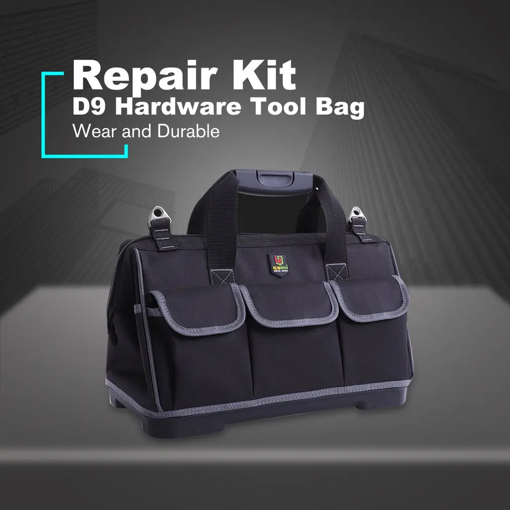 

D9 Hardware Repair Kit Tool Bag Electrician Work Multifunction Durable Mechanics Oxford Cloth Storage Bag Organizer Bag Sale
