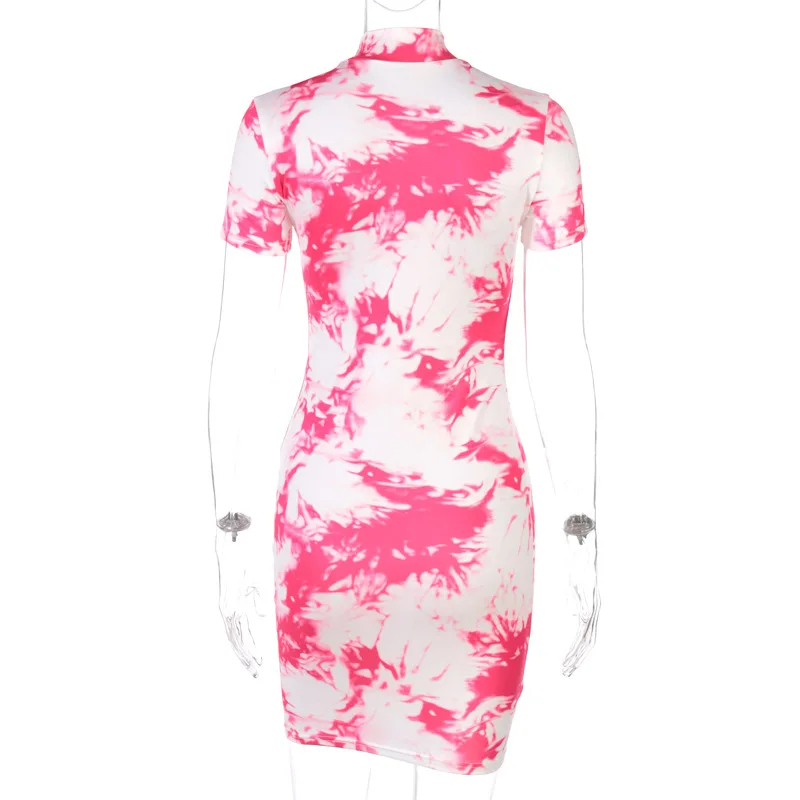 2020 летнее женское Короткое платье повседневное с цветочным принтом офисное