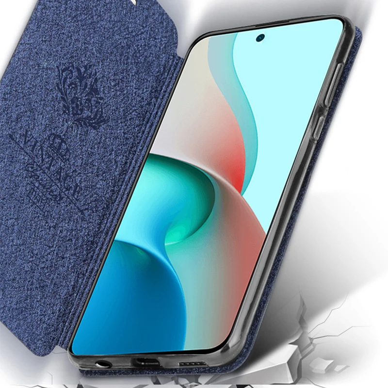 Чехол MOFI для Redmi Note 9 4G флип-чехол телефона Xiaomi силиконовый из искусственной кожи с
