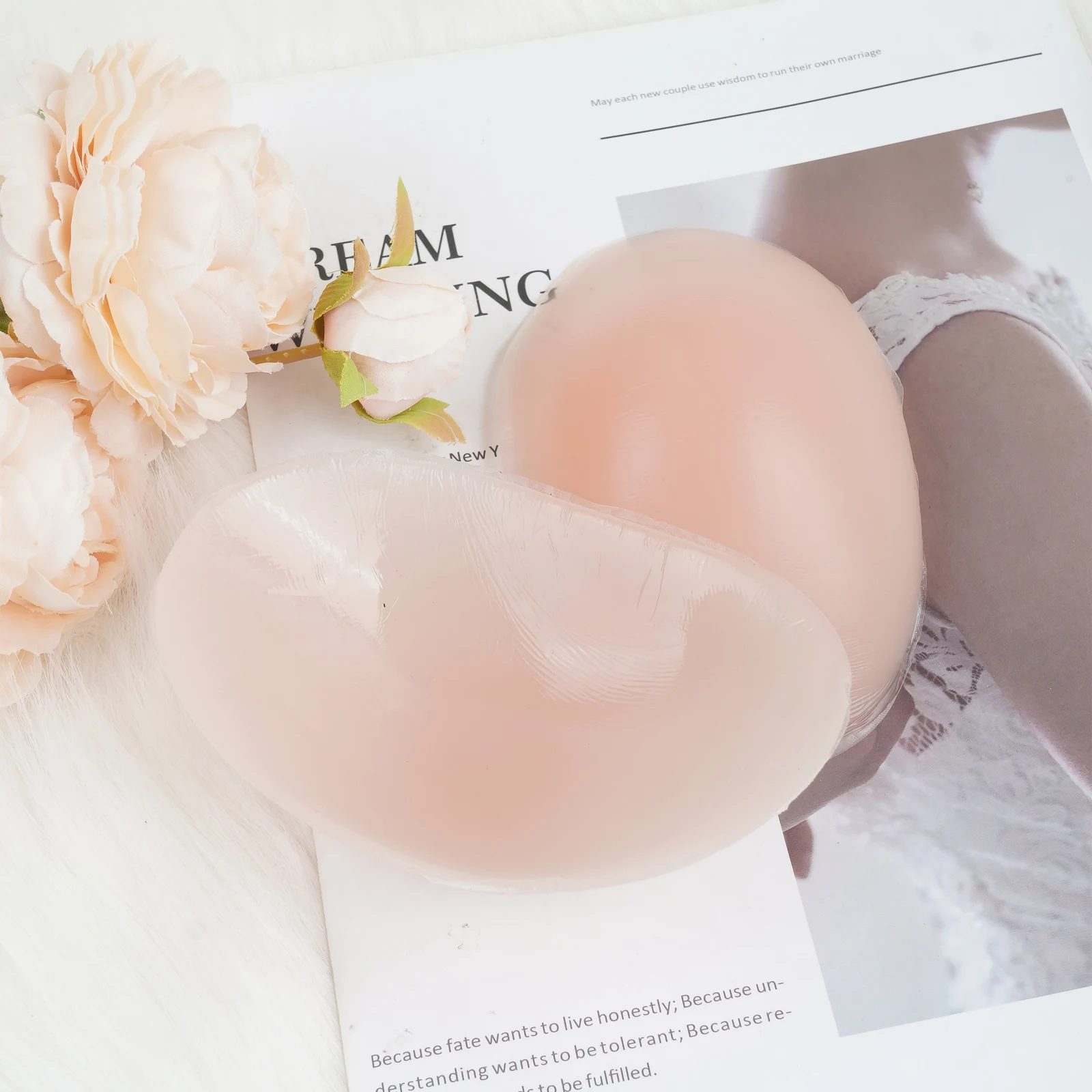 2 шт. силиконовые накладки на плечи с эффектом пуш-апа |