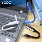 Портативный мини-вентилятор, креативный USB-вентилятор, гибкий, светодиодная лампа, для портативного зарядного устройства, ноутбука, компьютера, летнего гаджета