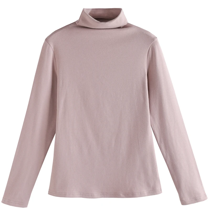 

Pile up collar bottoming women's long sleeve T-shirt high collar wear autumn clothes women's autumn winter fashion
