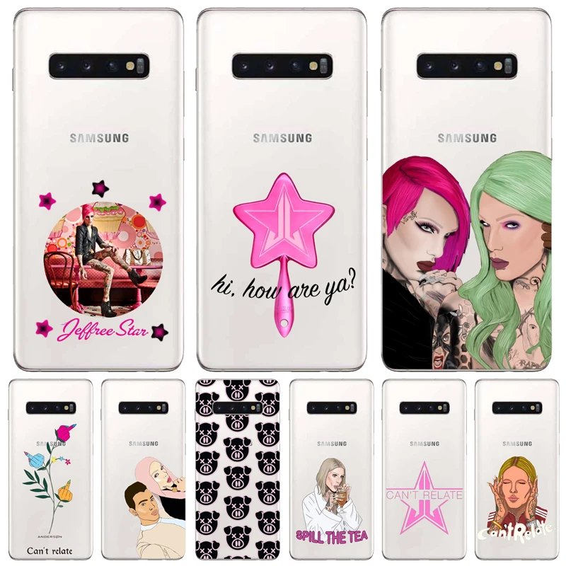 Прозрачный силиконовый чехол для телефона Jeffree Star Can't Relate Suave для samsung Glaxy S/Note 6 7 8 9 10 Lite Pro чехол s Fundas Coque