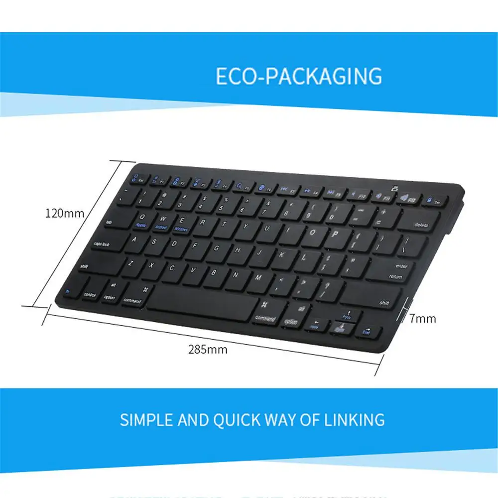 

EastVita Slim Wireless BT 3.0 Keyboard for /Android/Phone/Tablet PC
