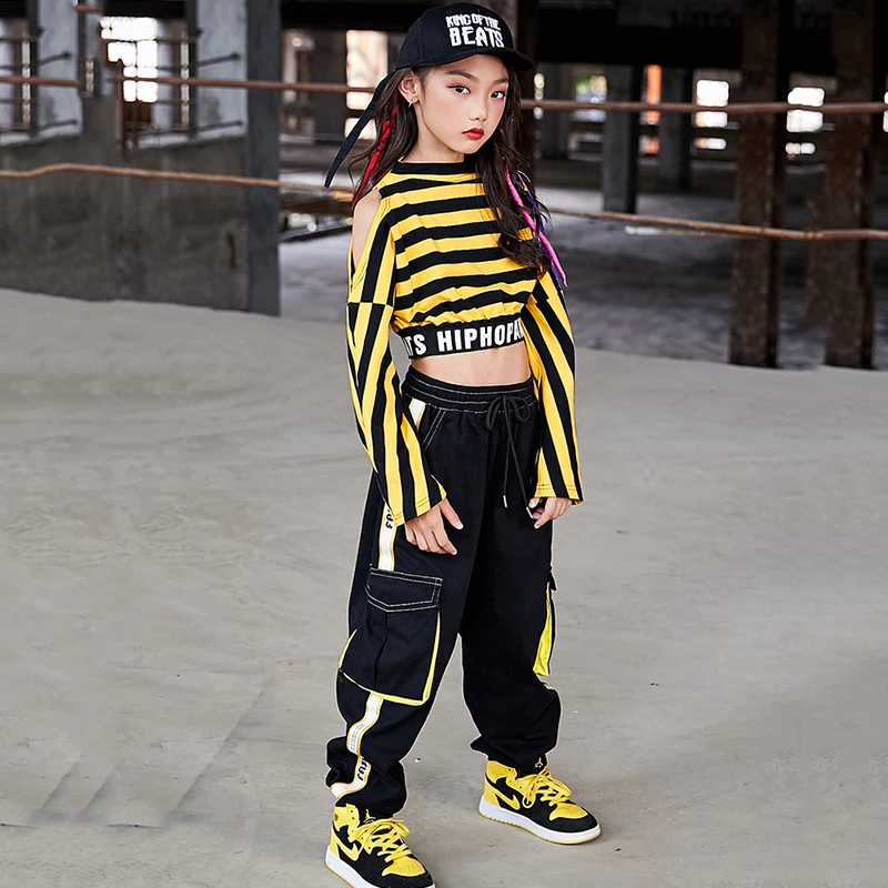 Джазовые костюмы для девочек одежда в стиле хип-хоп костюм чарлидинга детей с