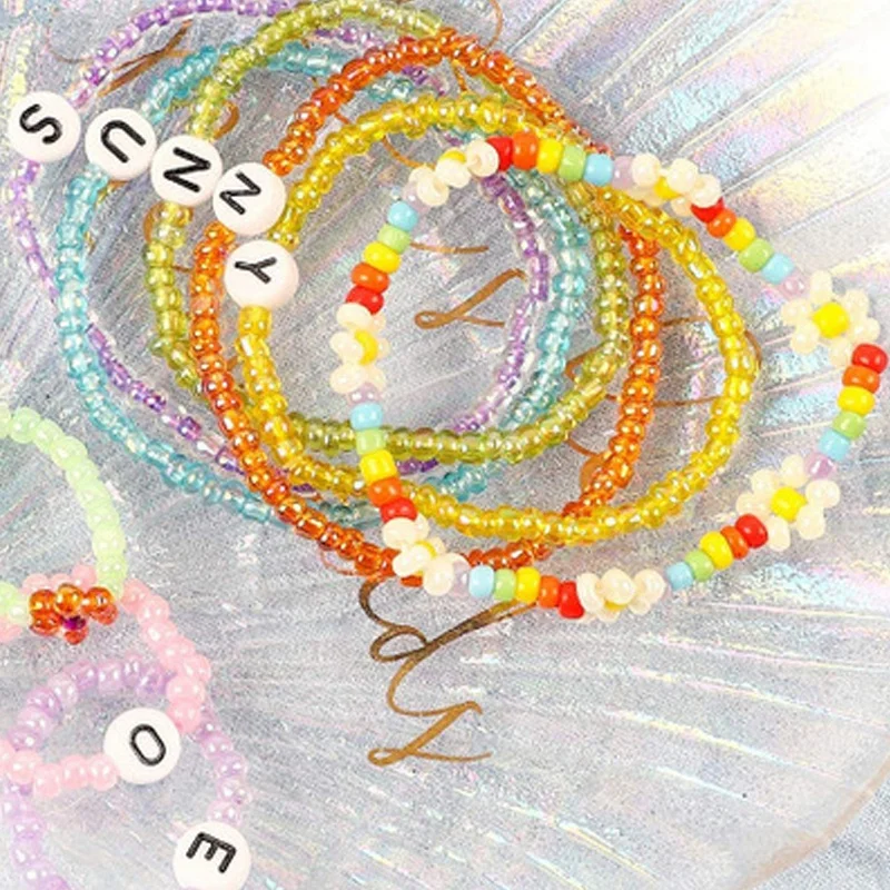 

12000Pc Beaded Material DIY Bracelet Necklace Accessories Millet Bead Letter Bead Bracelet Necklace Jewelry Making