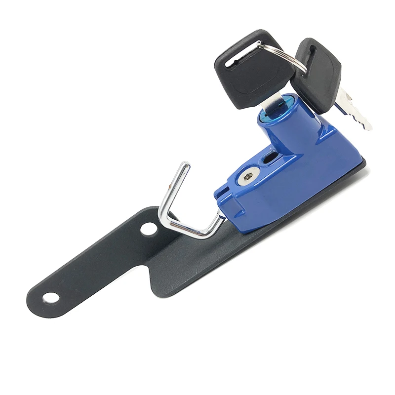 Мотоциклетный шлем замок Крепление крюк сторона Противоугонная безопасность с 2