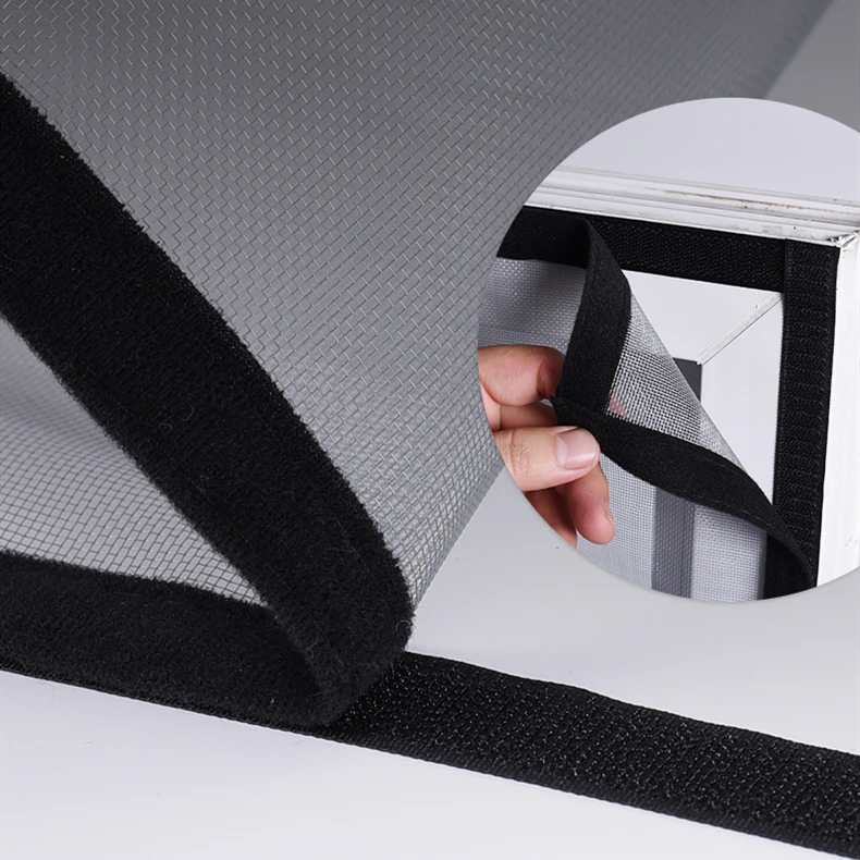 

Self-adhesive self-installing Velcro summer mosquito screen window screen net household window mosquito net can be customized