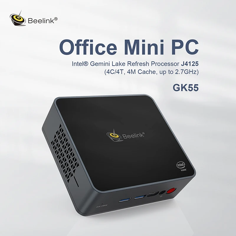 

Мини-ПК Beelink GK, Windows 10, Intel Gemini Lake J4125, DDR4, 8 ГБ, 128 ГБ, Wi-Fi, Bluetooth, 4K