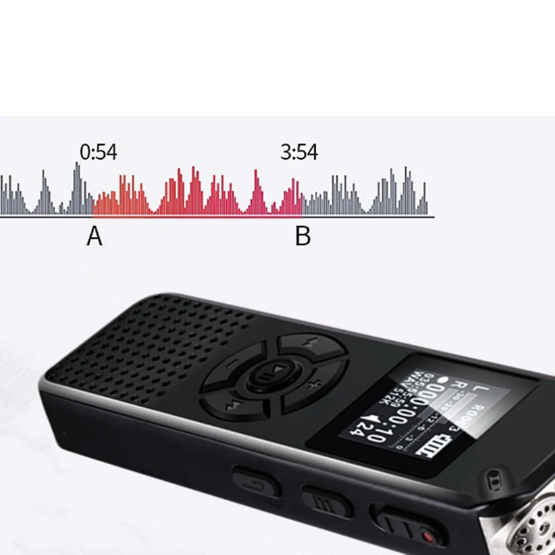 Профессиональный цифровой диктофон с активированным звуком Ручка Портативный HD