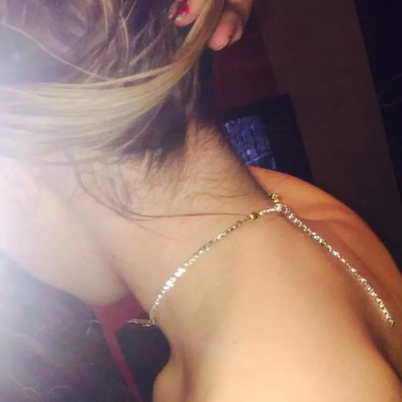 Ожерелье из циркона ожерелья с кристаллами для женщин тенниса цепочка-ожерелье в