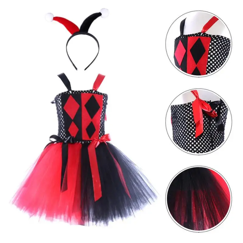 

Christmas Children Tutu Skirt Performance Skirt Costume Hair Hoop For Girls