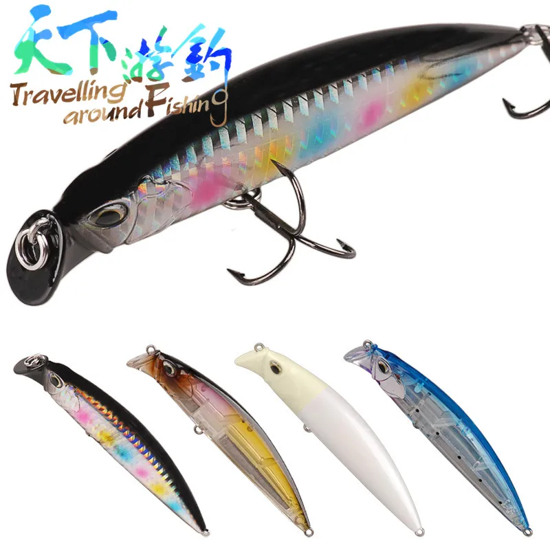 

TAFMinnow Bait Fishing Lures 95mm 30g Fishing Wobblers VMC Treble Hook Para Pesca Swimbait Fishing Tackle Leurre Souple Peche