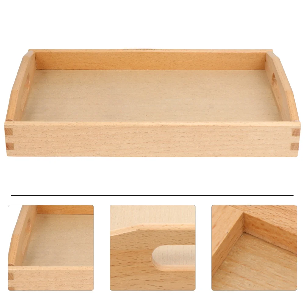 

1 Pc Exquisite Japanese Style Beech Tray Wooden Tea Tray Barbecue Tray