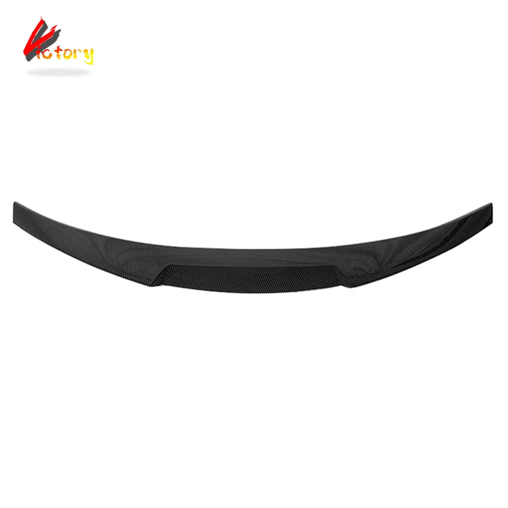 Carbon Pattern Rear Trunk Spoiler Tail For BMW 4 Series F32 F33 F36 2013-2019 ABS Gloss Black Wing | Spoilers &amp Wings