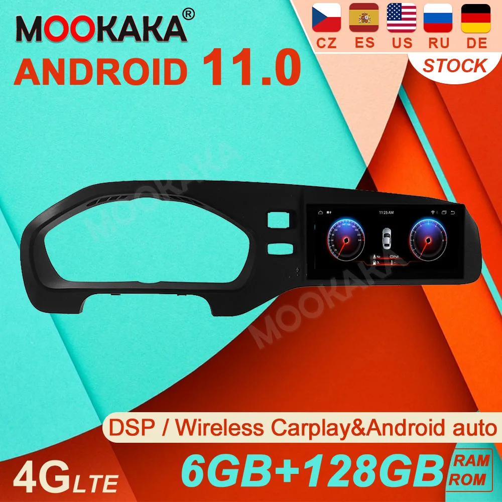 Android 11 6 + 128G Tesla PX6 2DIN для Volvo v40 2011-2018 левая магнитола запись мультимедийный плеер