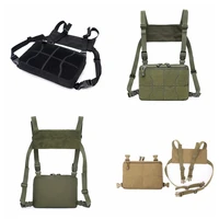 tactical military chest rig bag molle army outdoor waterproof adjustable fishing hunting camping nylon backpacks rifle gun case