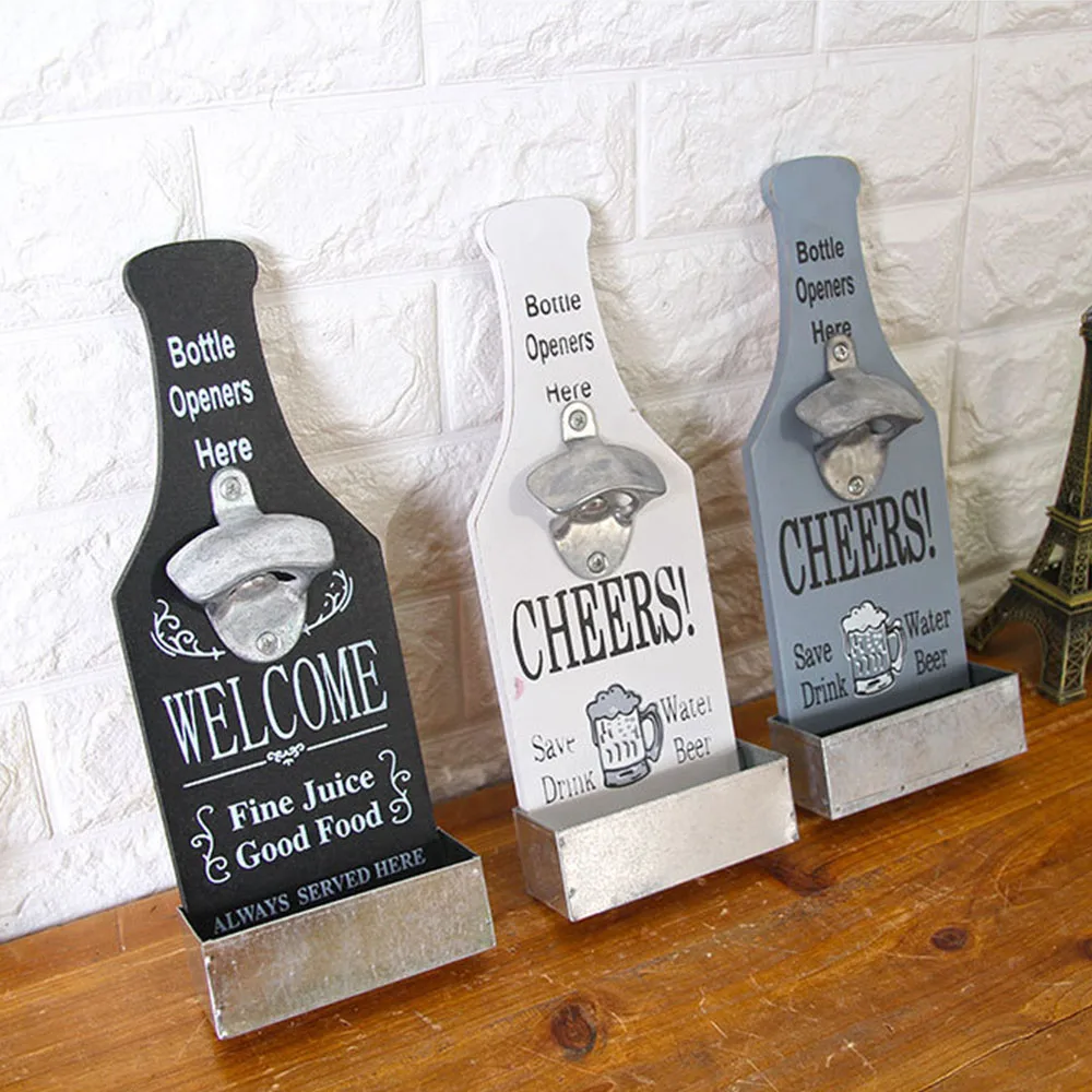 Креативная открывалка для бутылок пива настенный Открыватель бутылка винтажная