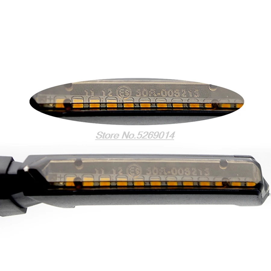 E-mark LED Motorcycle turn signals lights water flowing cover for KTM Cbr600F4I Front Fender Husqvarna 2018 Moto Guidon Suzuki | Автомобили