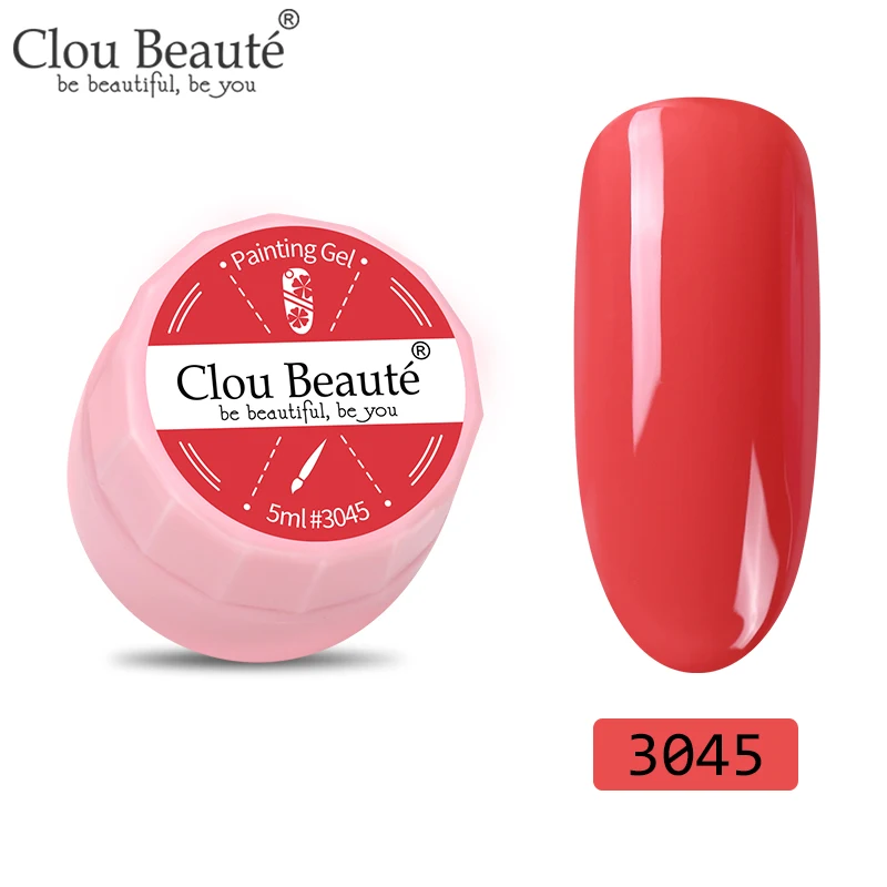 3045 Clou Beaute 72 цвета гель-краска УФ/светодиодный гель для ногтей замачиваемый дизайн ногтей светодиодный лак для ногтей УФ-гель для ногтей DIY Краска паук гель лак - Цвет: 3045
