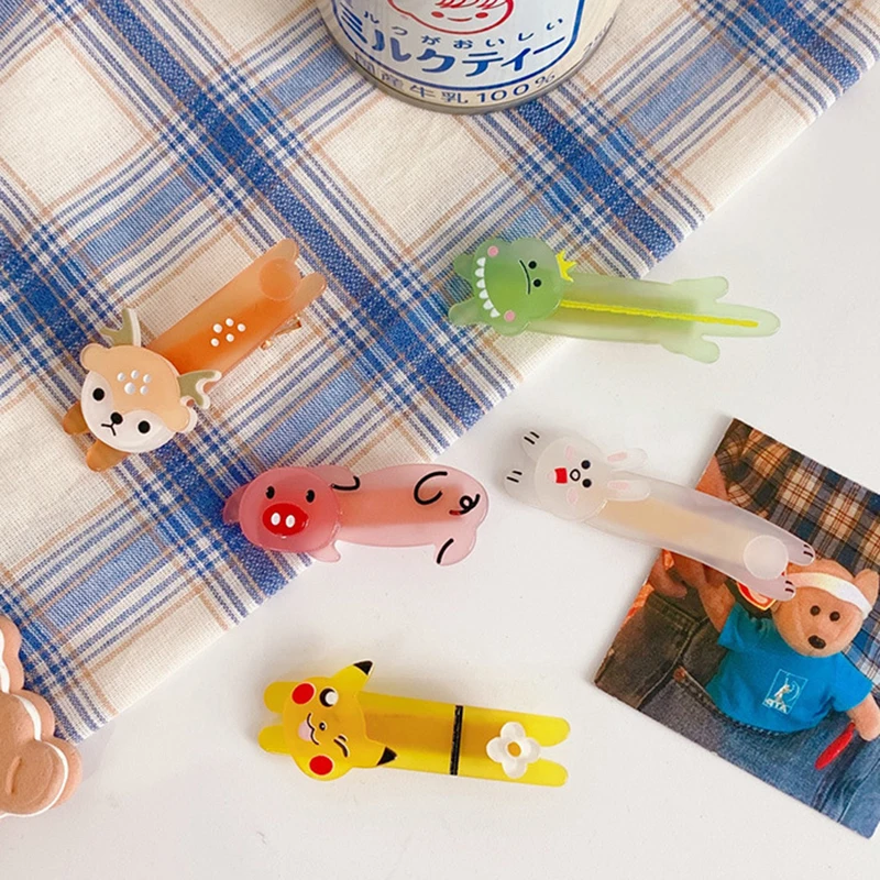 

Милые животные заколки для волос заколки цветные шпильки с медвежонком женские заколки для волос аксессуары заколки для волос Мультяшные з...