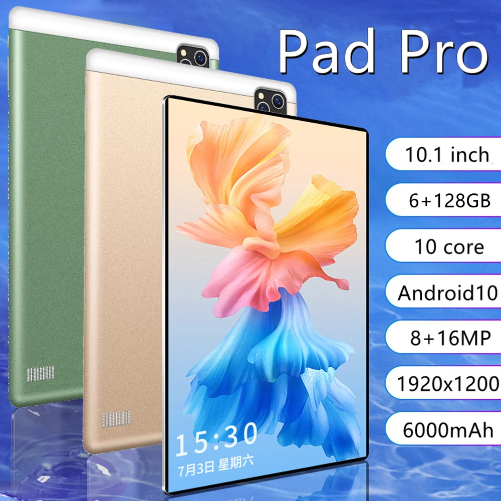 

Планшет Pro на ANDROID 10, 10 дюймов, 128 ГБ + 512 Гб