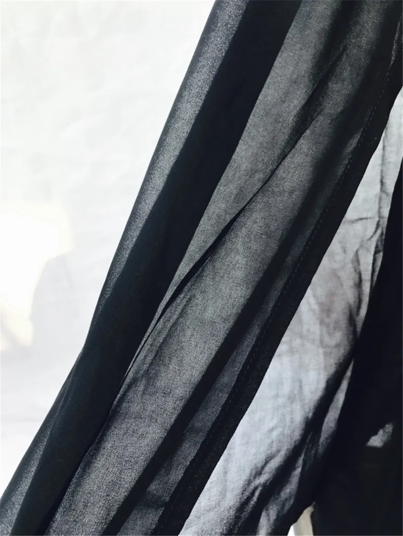 Пляжная накидка шифоновый черный халат пляжный сексуальный женский кафтан