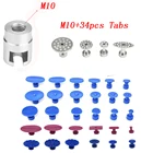 Съемник для ремонта вмятин, адаптер для ремонта вмятин, наконечники для скользящего молота и вытягивающего стержня M16 M12 M10 и съемника клея