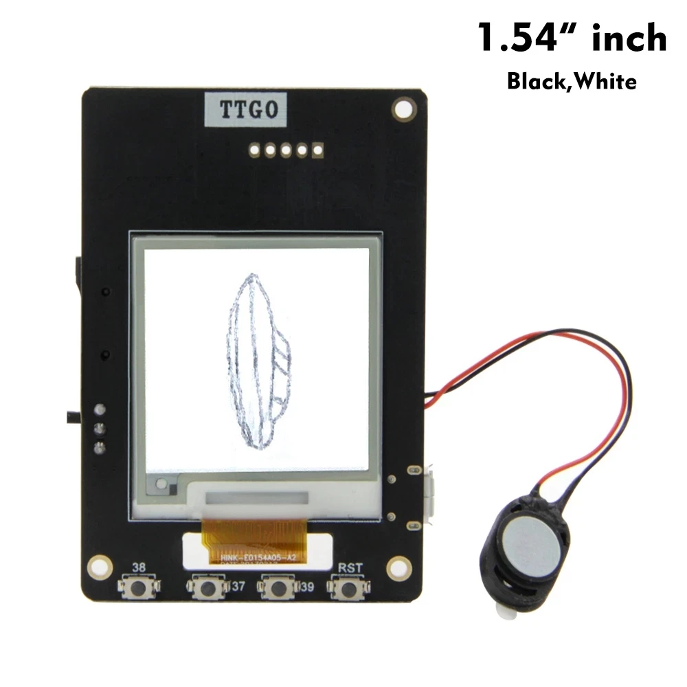 LILYGO®TTGO T5 V2.4.1 Wi Fi и Bluetooth основе ESP 32 Esp32 1 54/2 13/2 9 EPaper динамик|Печатные платы| |
