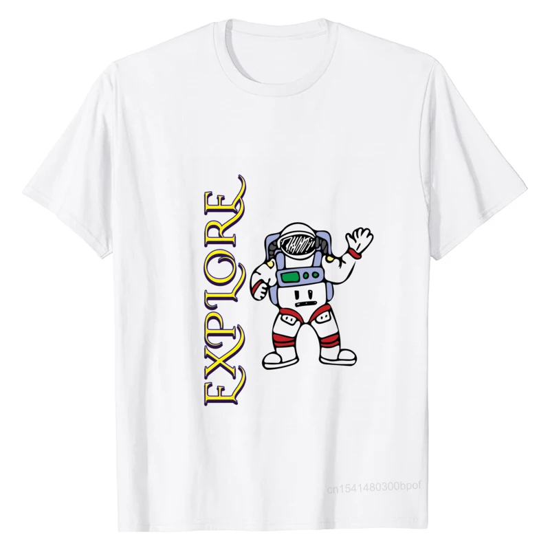 

Autumn Punk T-Shirt Explore Tees Brand New Short Sleeve High Quality Street Men's T Shirt Round Neck Tops