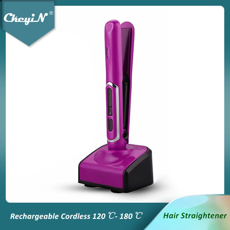 CkeyiN беспроводной выпрямитель для волос плоский утюжок путешествий USB