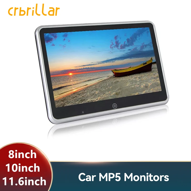 

Монитор Автомобильный на подголовник, 11,6 дюйма, 1080P, 8/10 дюймов, Bluetooth/USB/FM/TF