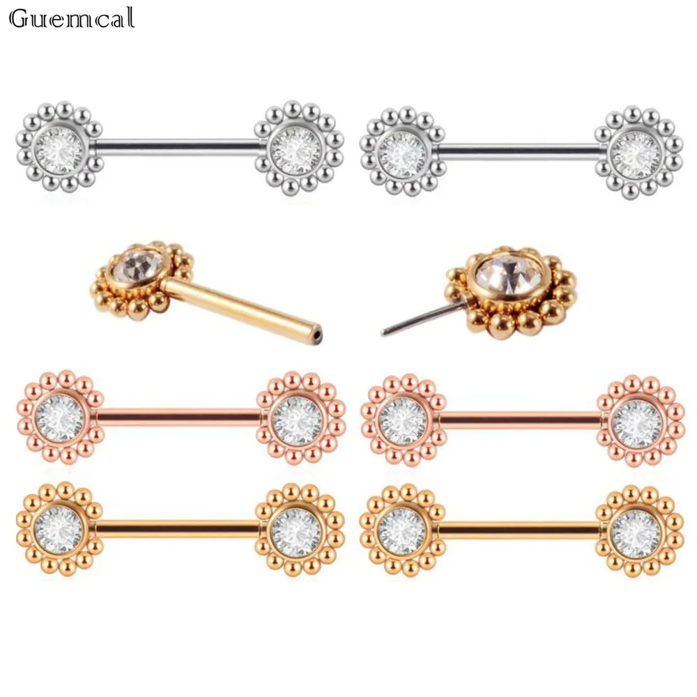 Guemcal 1 пара Круглый пирсинг адвокатского сословия 14G Нержавеющая сталь с