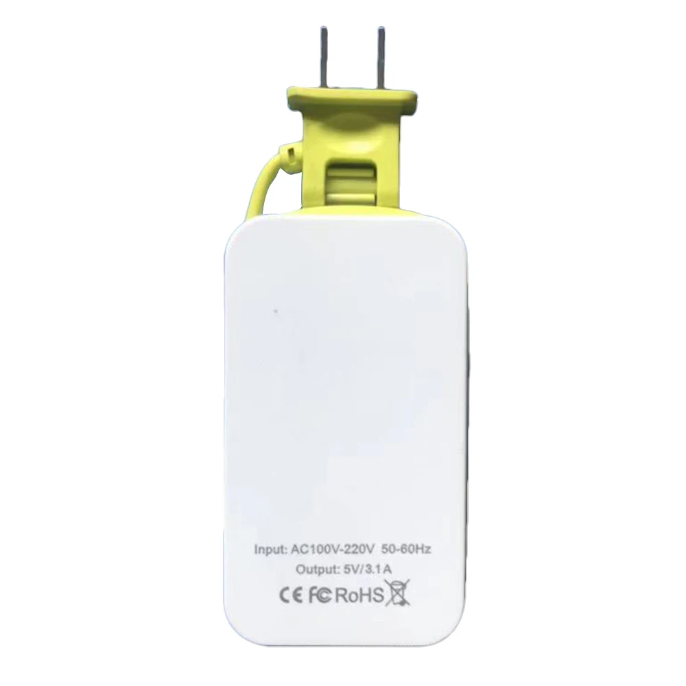 Дорожный удлинитель с 4 USB-портами 1 2 а/А |