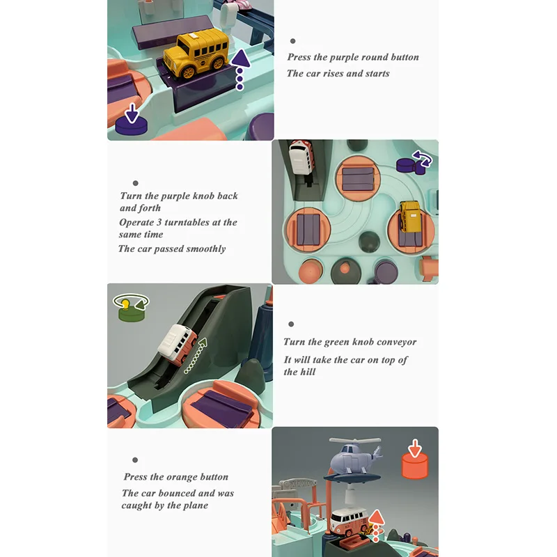 Развивающие игрушки Railcar экологически чистые детские для приключений автомобиль