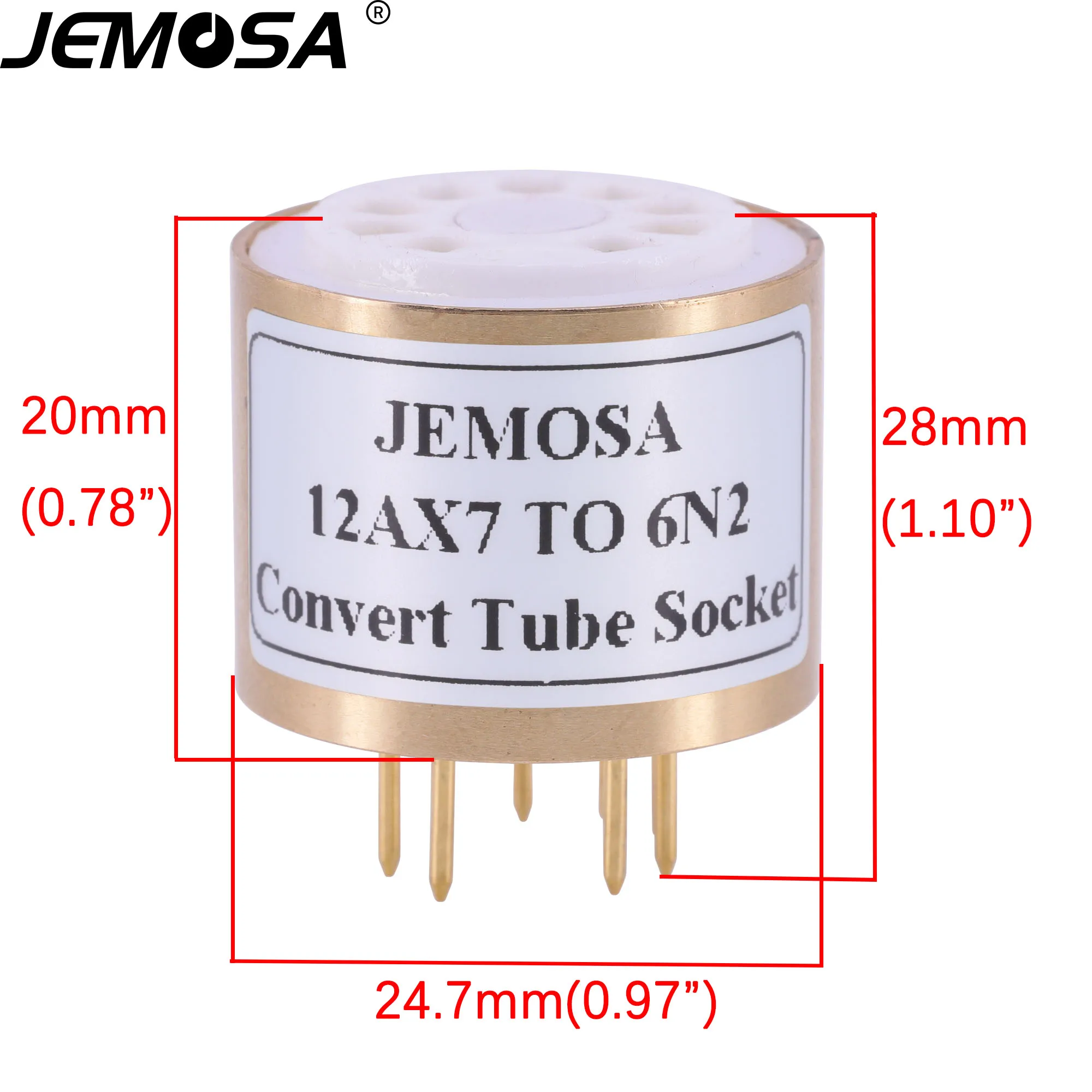 1 шт. 12AX7 12AU7 ECC82 ECC83 до 6N2 6N1 6N6 6922 ECC88 E88CC DIY Аудио Усилитель Вакуумный Трубчатый