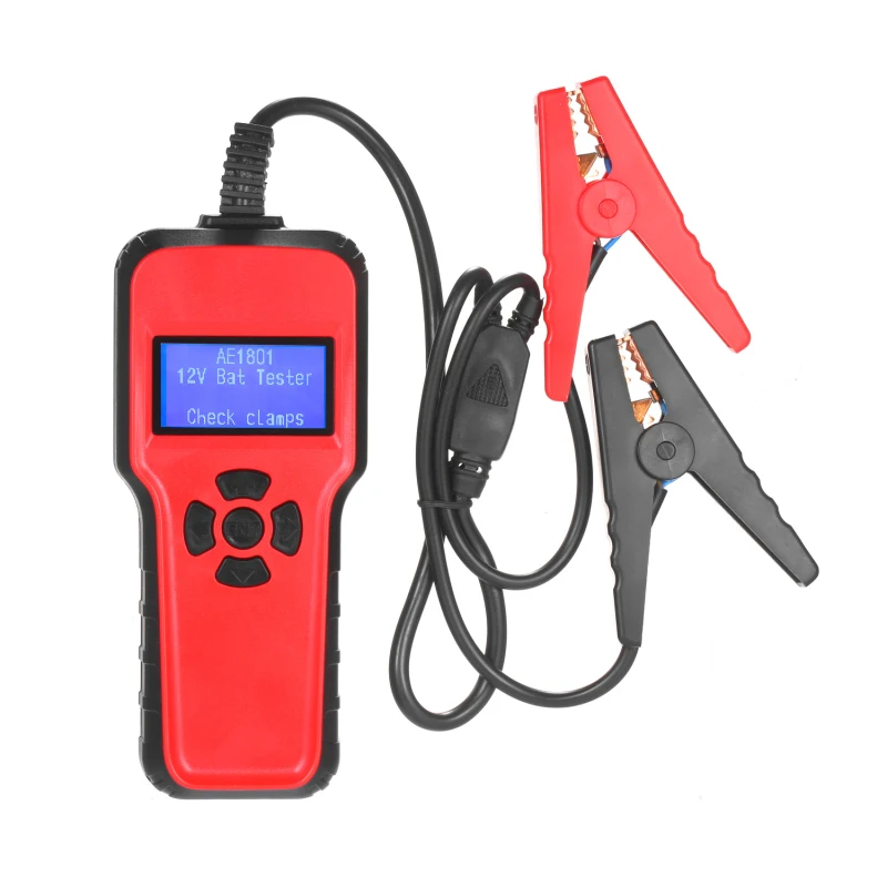 

Car Battery Tester Digital Battery Analyzer Battery Capacity Tester Car Electric Load Charging System Detect AE1801