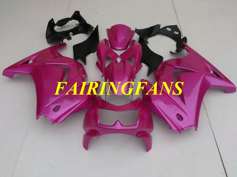 Комплект обтекателей для KAWASAKI Ninja ZX250R 08 09 10 11 12 ZX 250R 2008 2012 ABS розовые Обтекатели