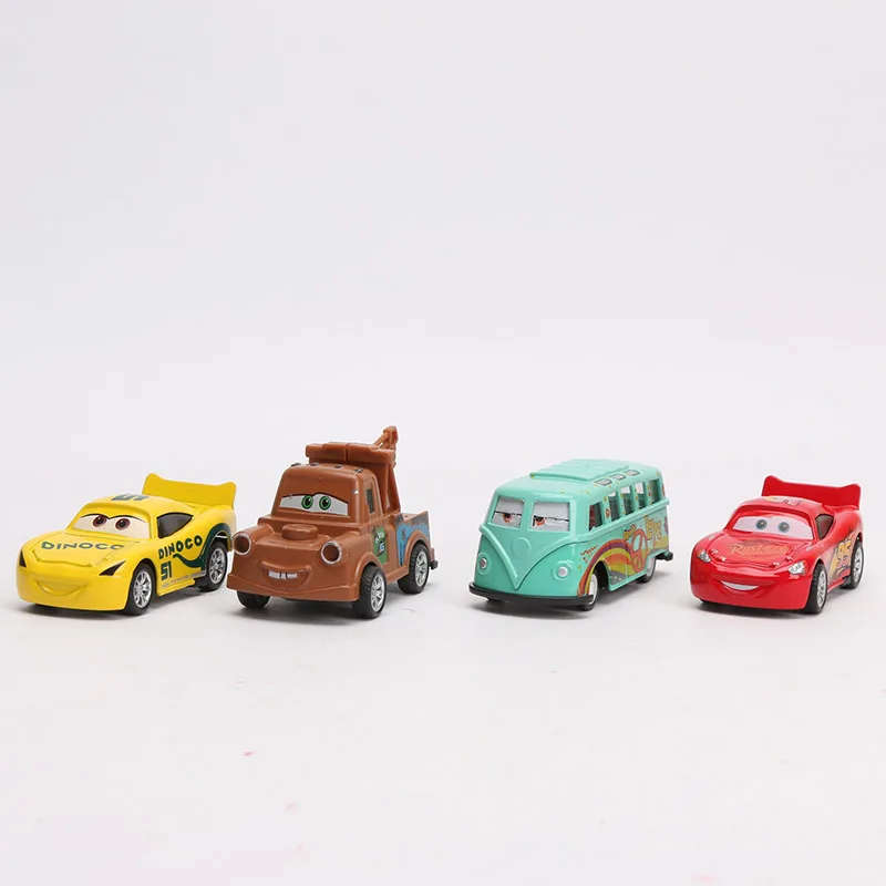 Fillmore opp 7-8cm 4 шт. 7-9 см disney Pixar тачки 3 игрушки Молния Маккуин матер Джексон шторм Круз Рамирез Смоки литье под давлением металлическая модель автомобиля - Цвет: Fillmore opp 7-8cm