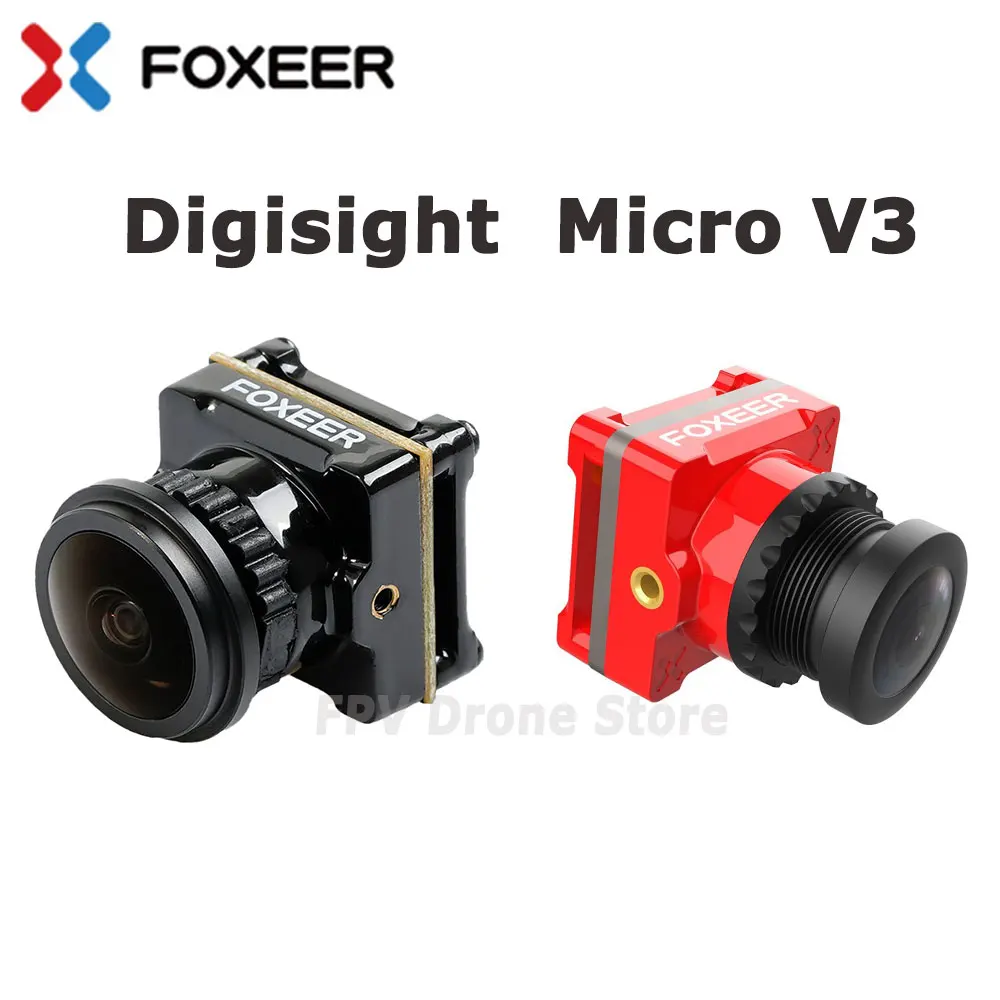 

Foxeer Digisight 3 Micro Digital 720P 60fps 3ms Latency Sharkbyte 16:9 FPV Camera 19X19mm for FPV Racing Freestyle Drone