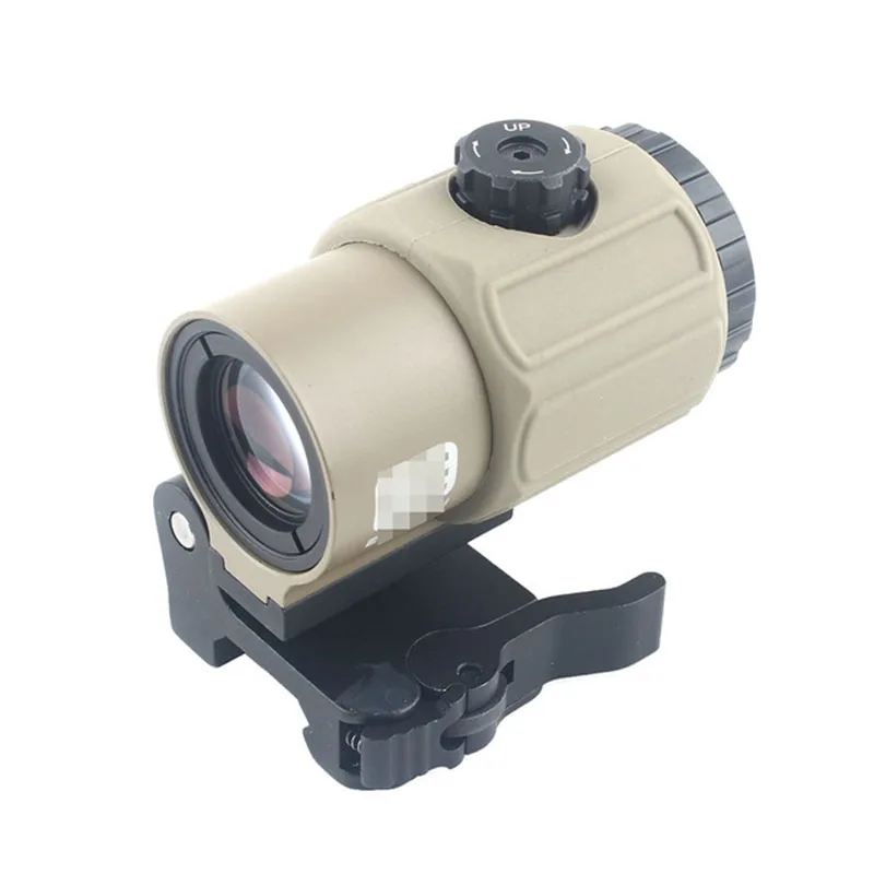 Тактический прицел G43 Airsoft 3X лупа G33 с переключателем в сторону быстросъемное