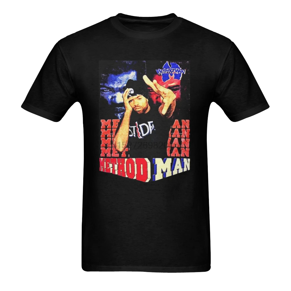 

Limited Edition 90S Method Man Wu MenS T-Shirt Sz S-2Xl Wholesale Tee Shirt