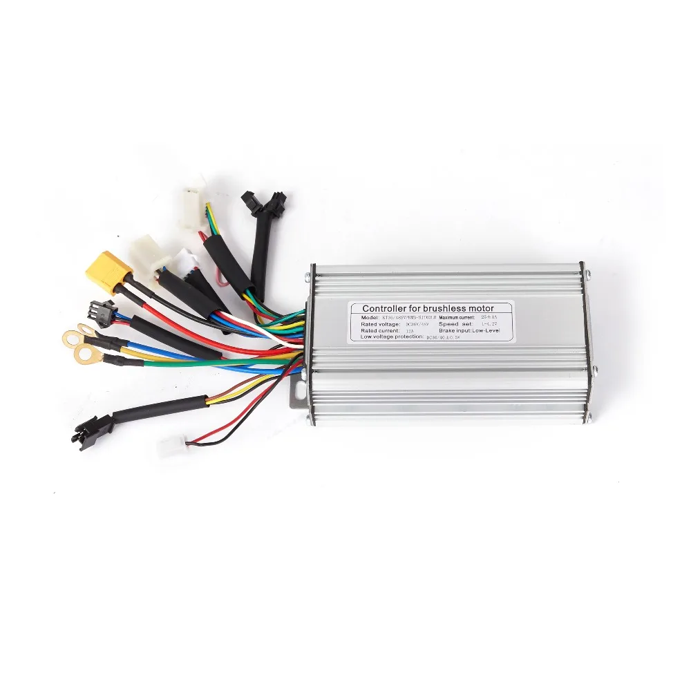9 Mosfet контроллер KT подходит для 36/48V 250/350/500W электрический велосипед с бесщеточным двигателем постоянного тока мотор для центрального движения Синусоидальная волна для е-байка программист