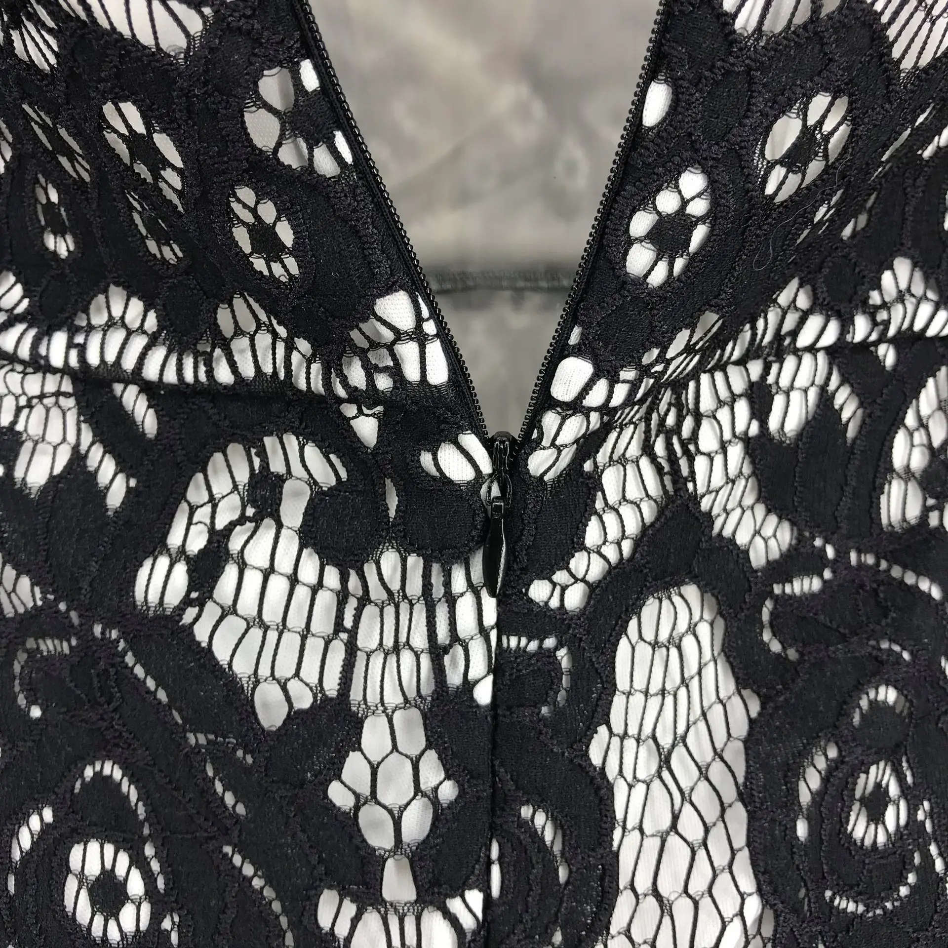 Welve 2019 сексуальное платье Новое кружевное с длинными рукавами и перекрестной