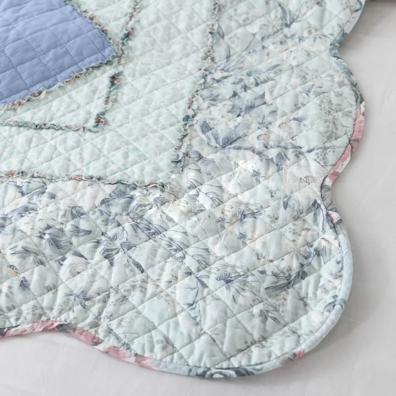 Лоскутное покрывало CHAUSUB хлопковое одеяло 1 шт. цветочный комбинезон летнее