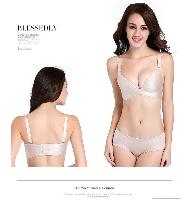 Сексуальные бюстгальтеры с глубоким v образным вырезом для женщин пуш ап нижнее